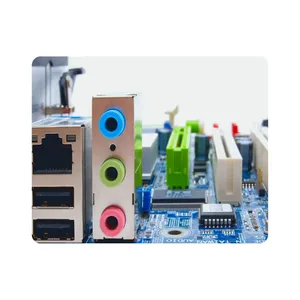 ماوس پد اطلس آبی طرح قطعات سخت افزاری کامپیوتر  مدل T7415