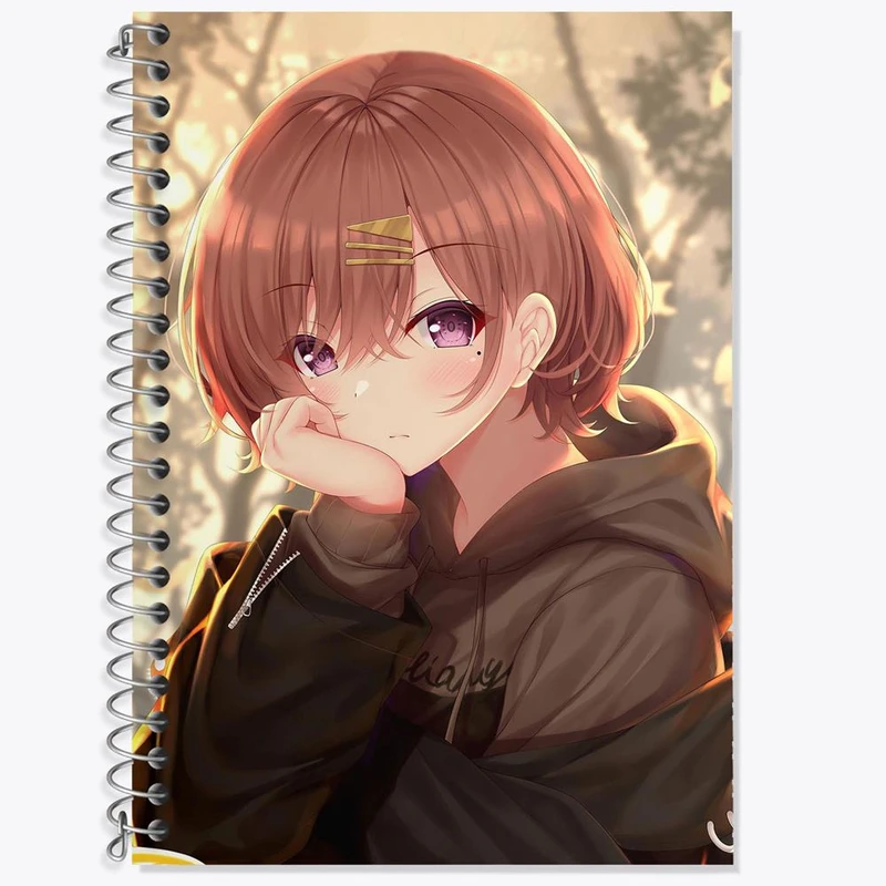 دفتر لغت 50 برگ خندالو مدل هیگوچی انیمه مادوکا مجیکا Madoka Magica کد 18367