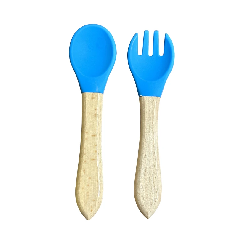 ست قاشق و چنگال کودک مدل woody کد 10005