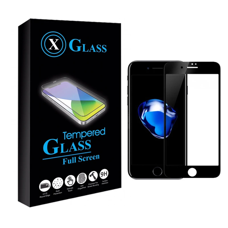 محافظ صفحه نمایش ایکس گلس مدل فول مناسب برای گوشی موبایل اپل IPHONE 7