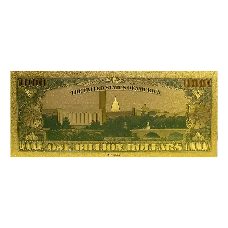 اسکناس تزیینی طرح یک بیلیون دلار