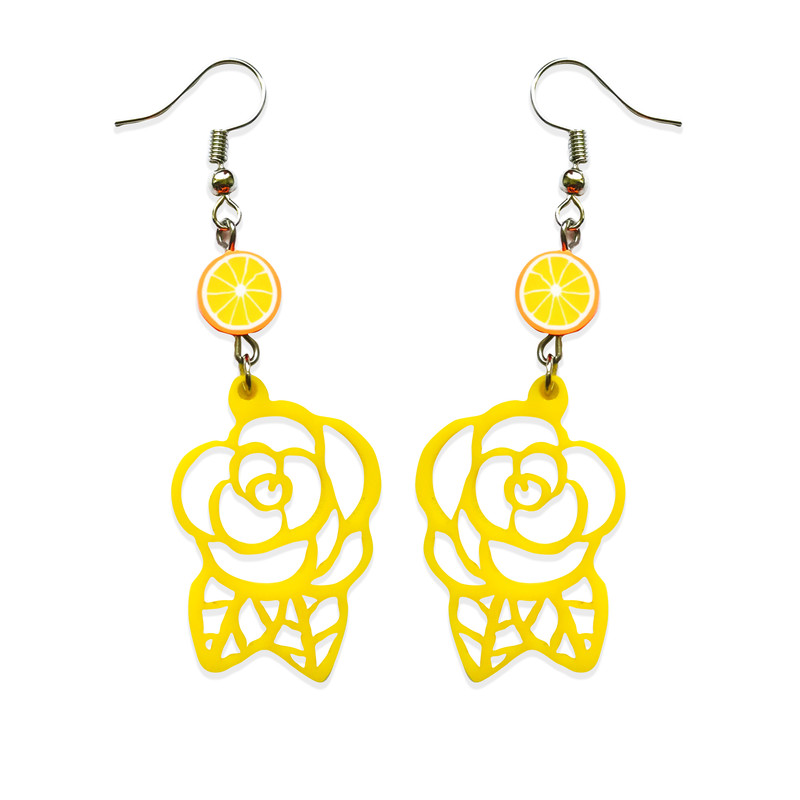 گوشواره دخترانه طرح گل کد 005 گوشواره دخترانه طرح گل کد 005