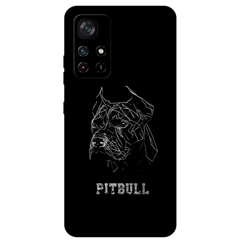کاور مگافون طرح پیتبول مدل 1883 مناسب برای گوشی موبایل شیائومی Poco M4 Pro 5G 