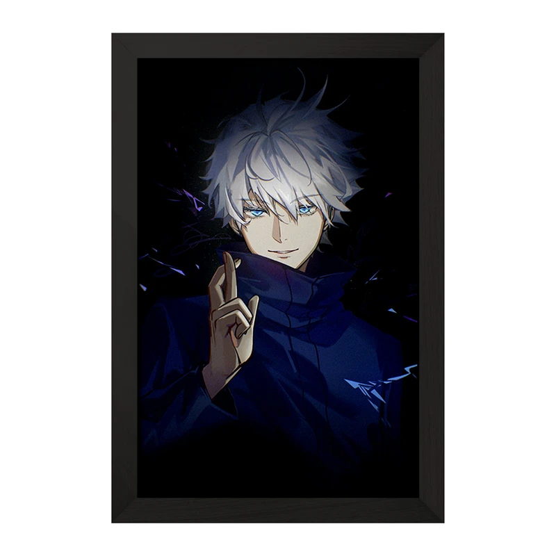 تابلو خندالو مدل گوجو ساتورو انیمه جوجوتسو کایزن کد F748