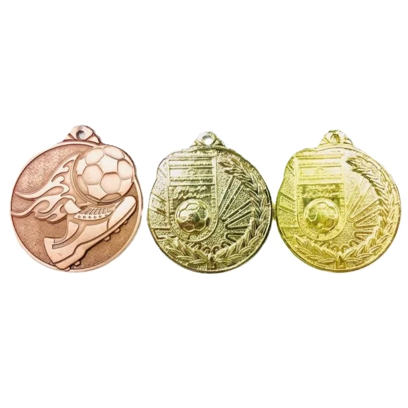 مدال قهرمانی مدل فوتبال 02 بسته 3 عددی