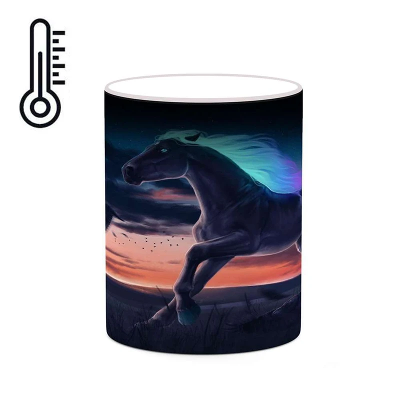 ماگ حرارتی کاکتی مدل اسب کد mgh24108