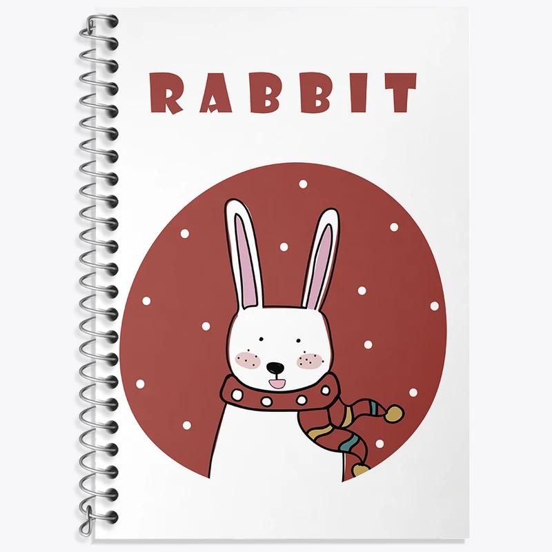 دفتر نت موسیقی 50 برگ خندالو طرح خرگوش بامزه کد N2540