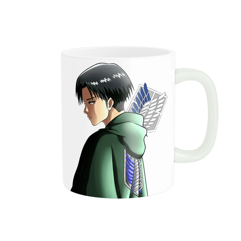 ماگ پادآفرین طرح انیمه اتک ان تایتان کاپتان لیوای Attack on Titan کد 0832