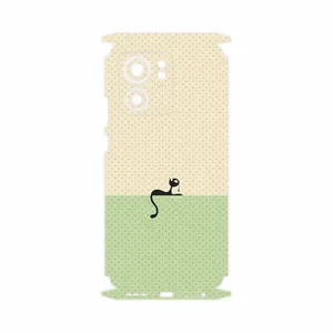 MAHOOT Minimal Internet Cat Icon-FullSkin Cover Sticker for Motorola Edge 40