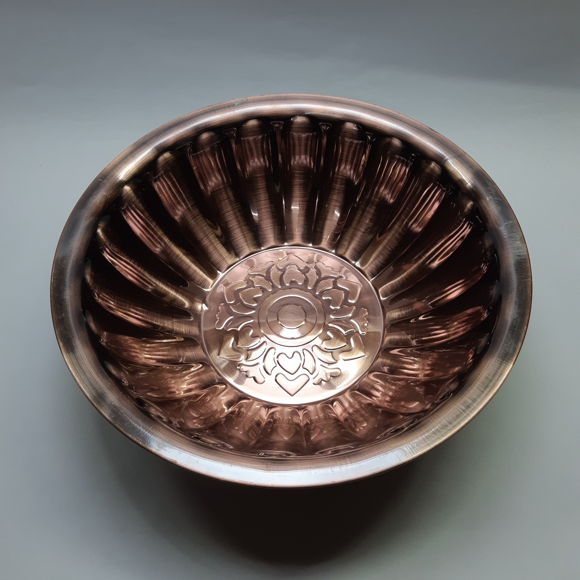 لگن مدل استیل طرح مسی کد 34