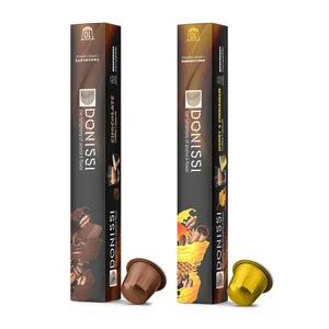کپسول قهوه با طعم شکلات دونیسی و عسل دارچین دونیسی - 2 بسته 10 عددی