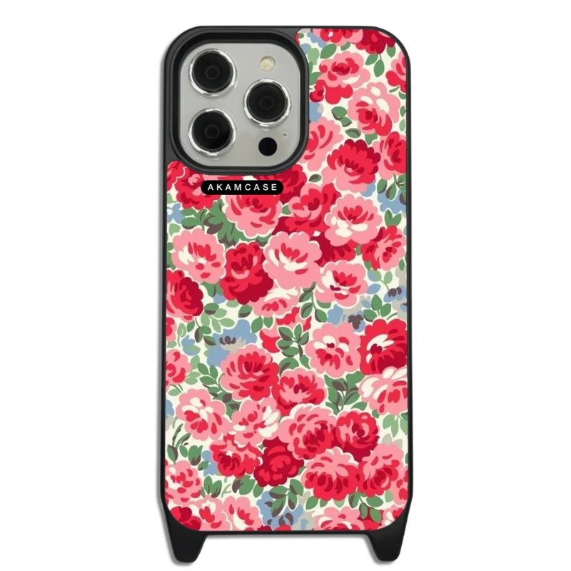 کاور آکام مدل AMC-WLA14PROMAX-FLOWERS13 مناسب برای گوشی موبایل اپل iPhone 14 Pro Max