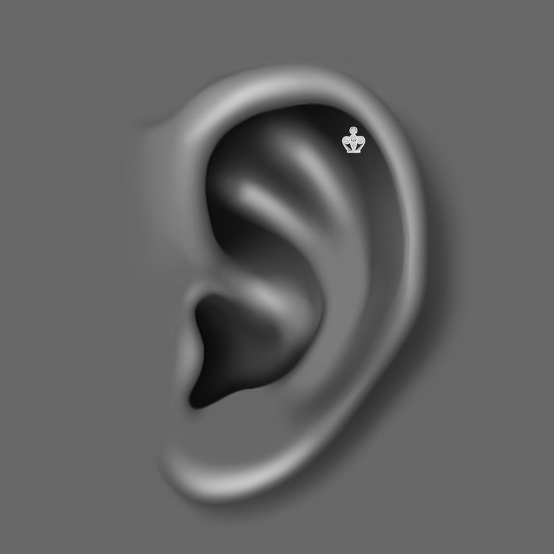 پیرسینگ گوش زنانه اقلیمه مدل HS236 پیرسینگ گوش زنانه اقلیمه مدل HS236