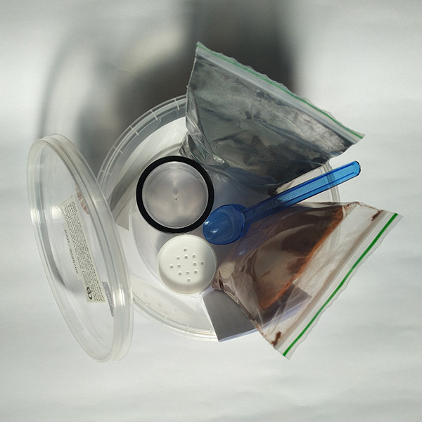 پودر پرپشت کننده مو هونام کد 05-01 وزن 50 گرم رنگ مشکی پر کلاغی و بلوند مسی بسته 2 عددی