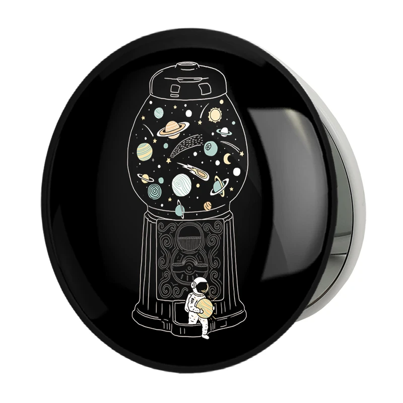 آینه جیبی خندالو طرح فضایی مدل تاشو کد 25140 