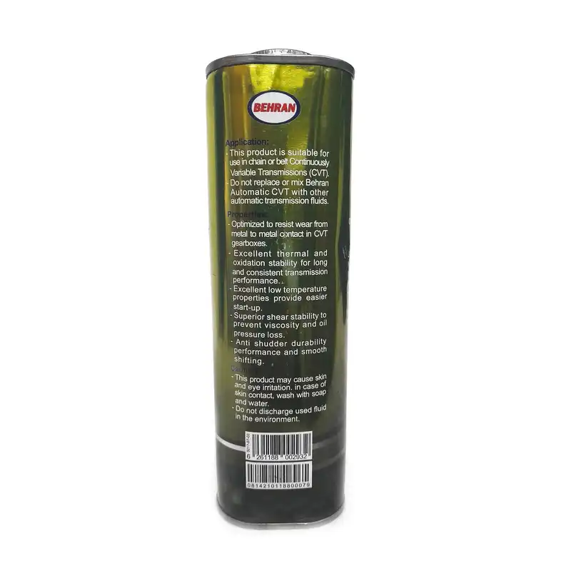روغن گیربکس بهران مدل اتوماتیک CVT حجم 1 لیتر