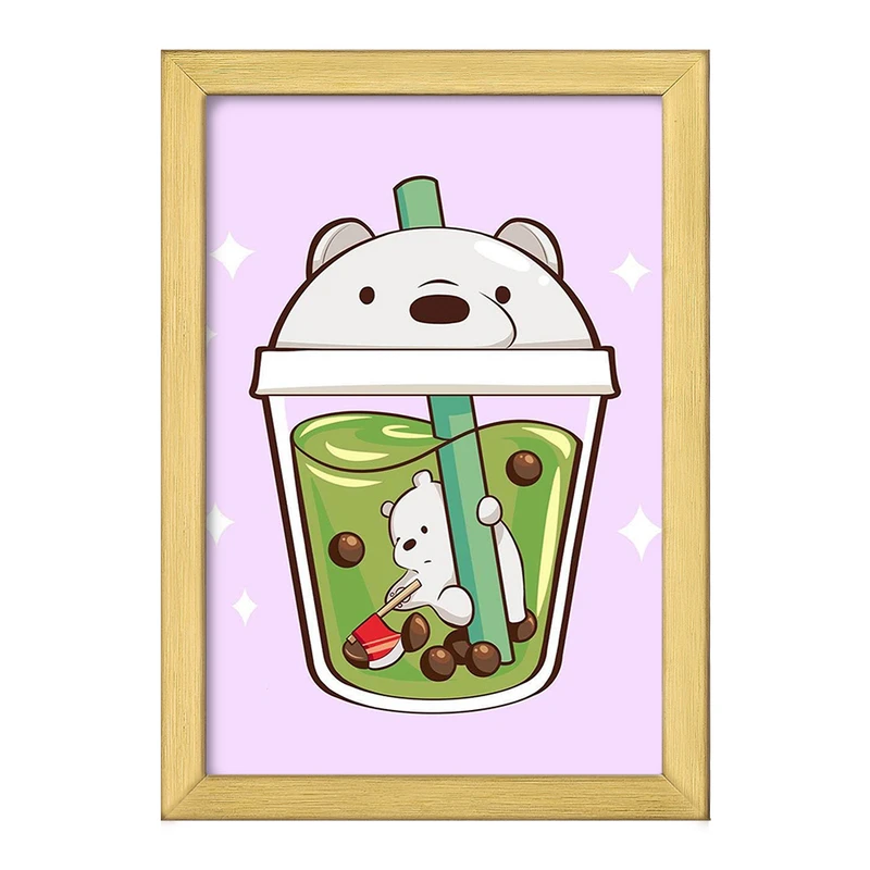 تابلو خندالو طرح انیمیشن سه خرس کله پوک کد 27653