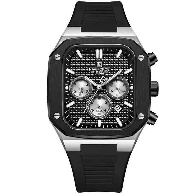 ساعت مچی عقربهای مردانه نیوی فورس مدل کرنوگراف NF8037 SBB ساعت مچی عقربهای مردانه نیوی فورس مدل کرنوگراف NF8037 SBB