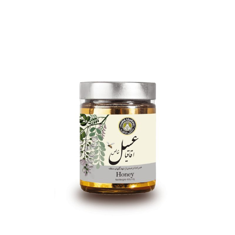 عسل طبیعی اقاقیا ملک خاتون - 450 گرم