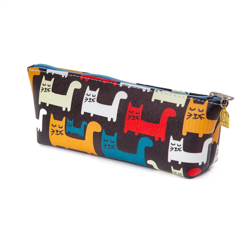 کیف لوازم آرایش زنانه طرح گربه مدل PK-009