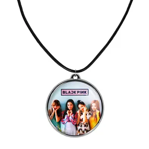 گردنبند خندالو مدل گروه بلک پینک Black Pink کد 28052810