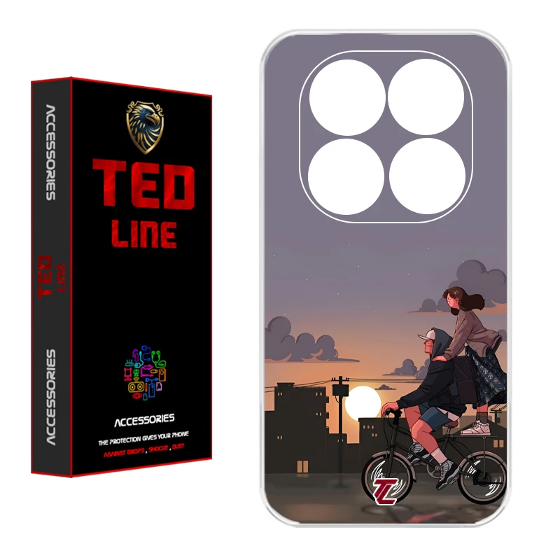 کاور تدلاین طرح عاشقانه کد 1215 مناسب برای گوشی موبایل شیائومی Poco X7 / Redmi Note 14 Pro 4G 