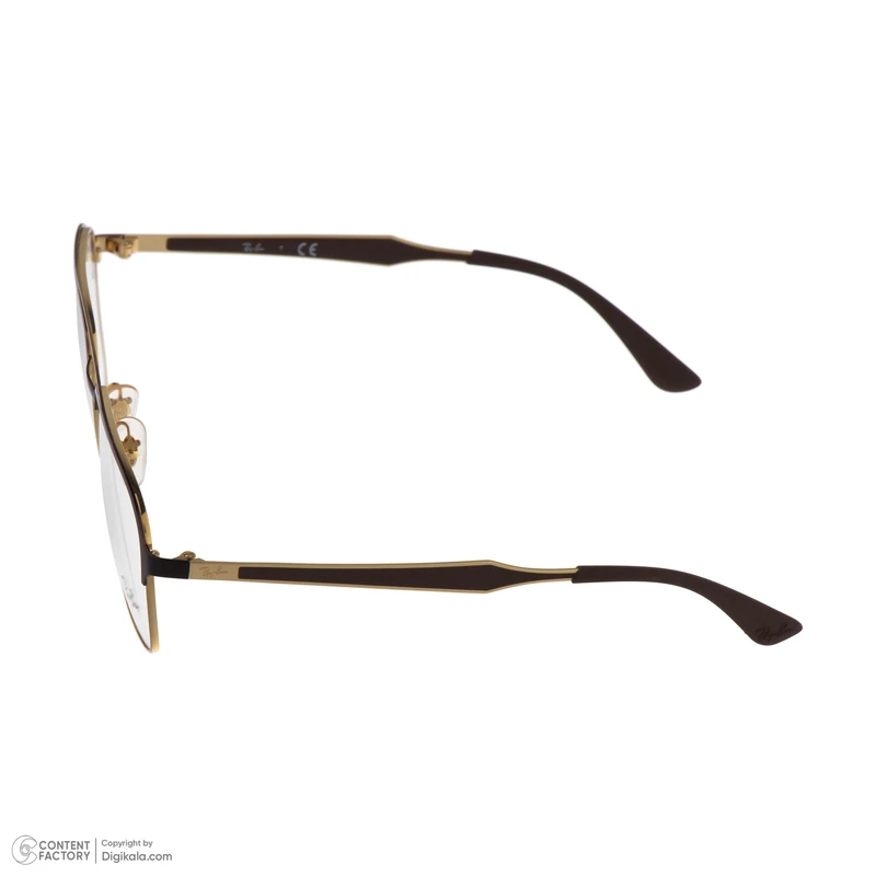 عکس شماره 5 : فریم عینک طبی خلبانی (aviator) مردانه ری بن مدل 0rx6404-2917-56 مناسب برای صورت گرد، لوزی، قلب و بیضی