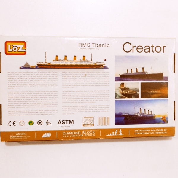 ساختنی لوز مدل کشتی تایتانیک کد 9389