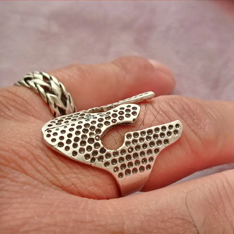 انگشتر مردانه مدل گلادیاتور کد GLA-SO8