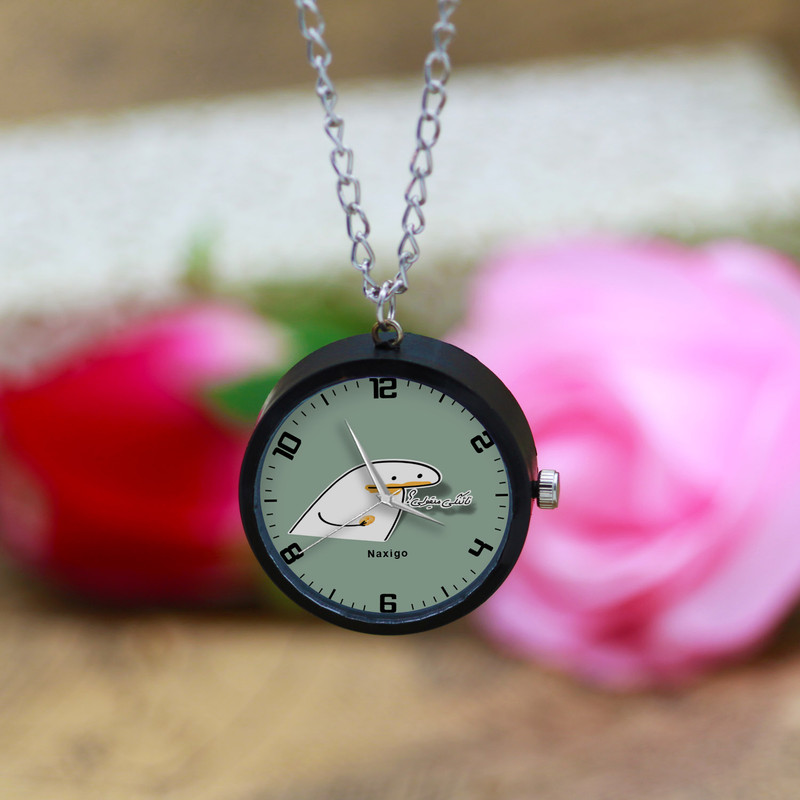 ساعت گردنبندی عقربه ای ناکسیگو مدل نائنگی میقولی کد NF11798 ساعت گردنبندی عقربه ای ناکسیگو مدل نائنگی میقولی کد NF11798