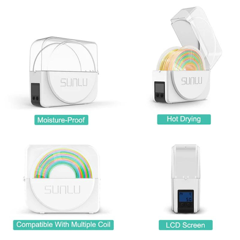 دستگاه خشک‌کن فیلامنت پرینتر سه بعدی سان‌لو مدل S1 Plus
