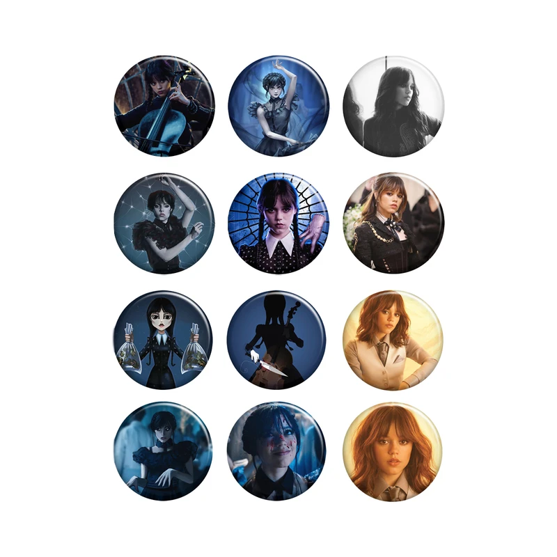 پیکسل ابیگل طرح سریال ونزدی جنا اورتگا کد 029 مجموعه 12 عددی