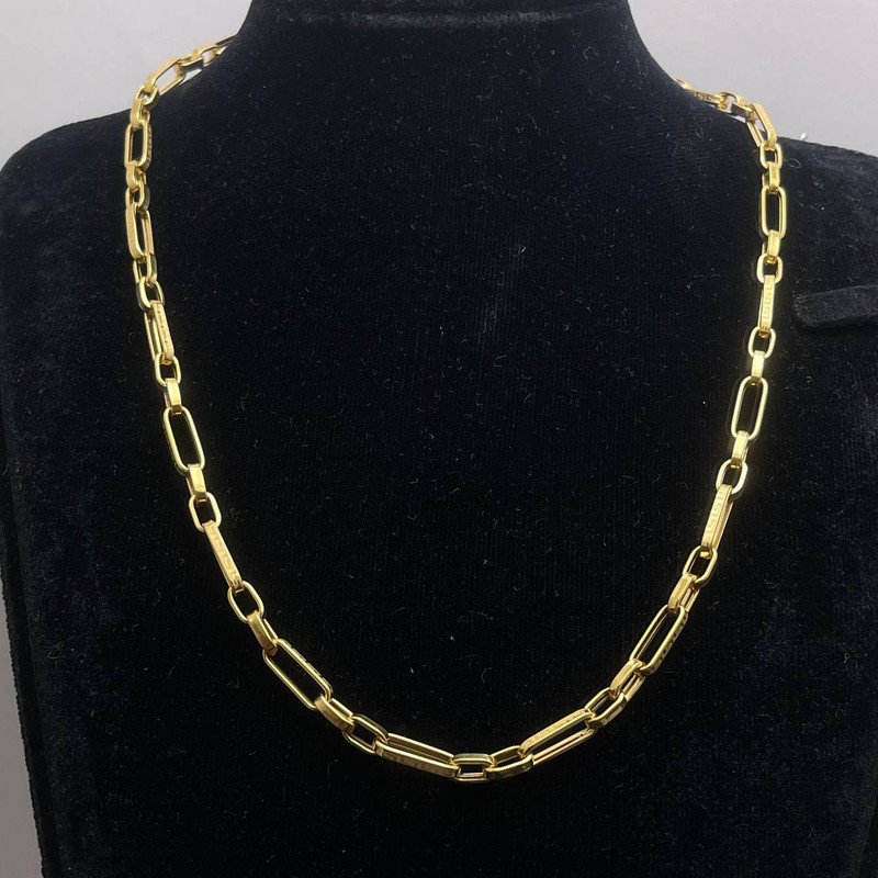 زنجیر طلا 18 عیار زنانه مدل Z001 طرح بافت