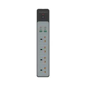 محافظ شوک الکتریکی و چند راهی برق مدل PD-FWCHO45-BK-65W