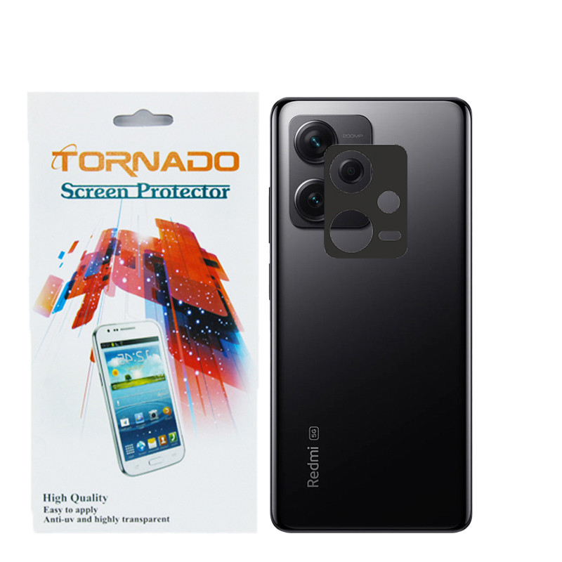 محافظ لنز دوربین تورنادو مدل فلزی مناسب برای گوشی موبایل شیائومی Redmi Note 12 Pro 5G بسته 40 عددی
