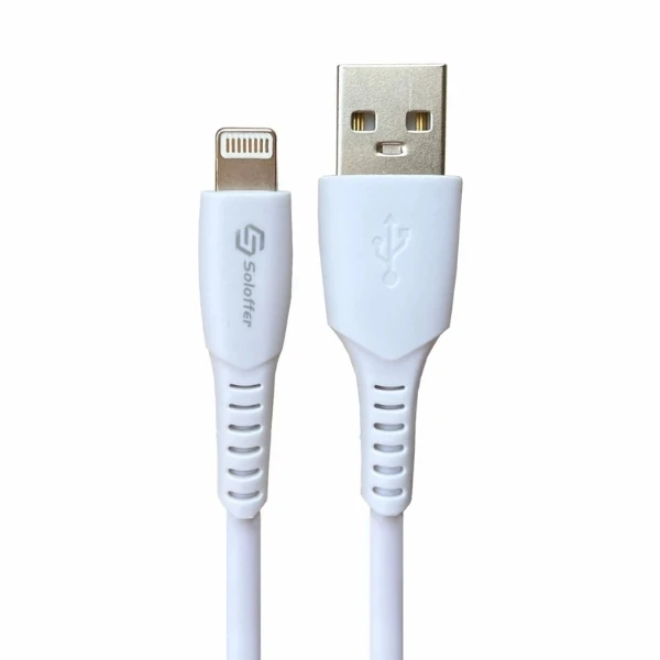 کابل تبدیل USB به لایتنینگ سولوفر مدل iphone-11 طول 1 متر