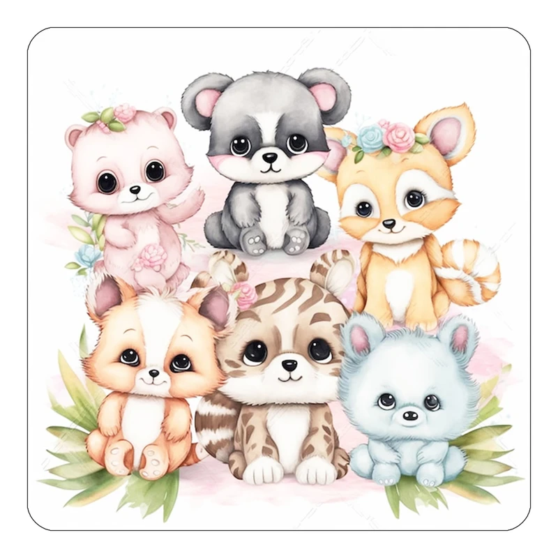 مگنت کاکتی طرح حیوانات کارتونی مدل mp28558