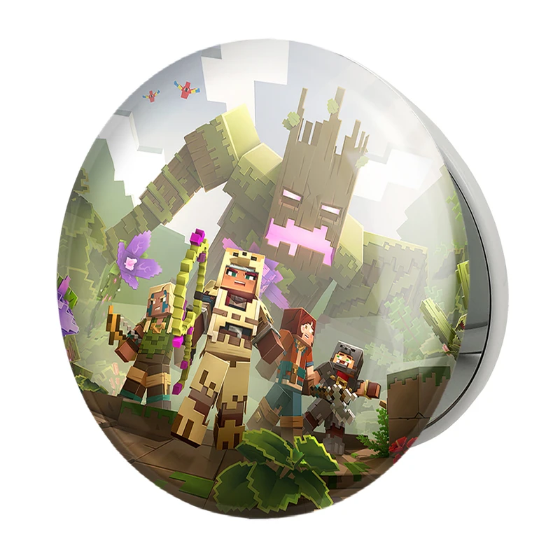 آینه جیبی خندالو طرح بازی ماینکرافت Minecraft مدل تاشو کد 23225 