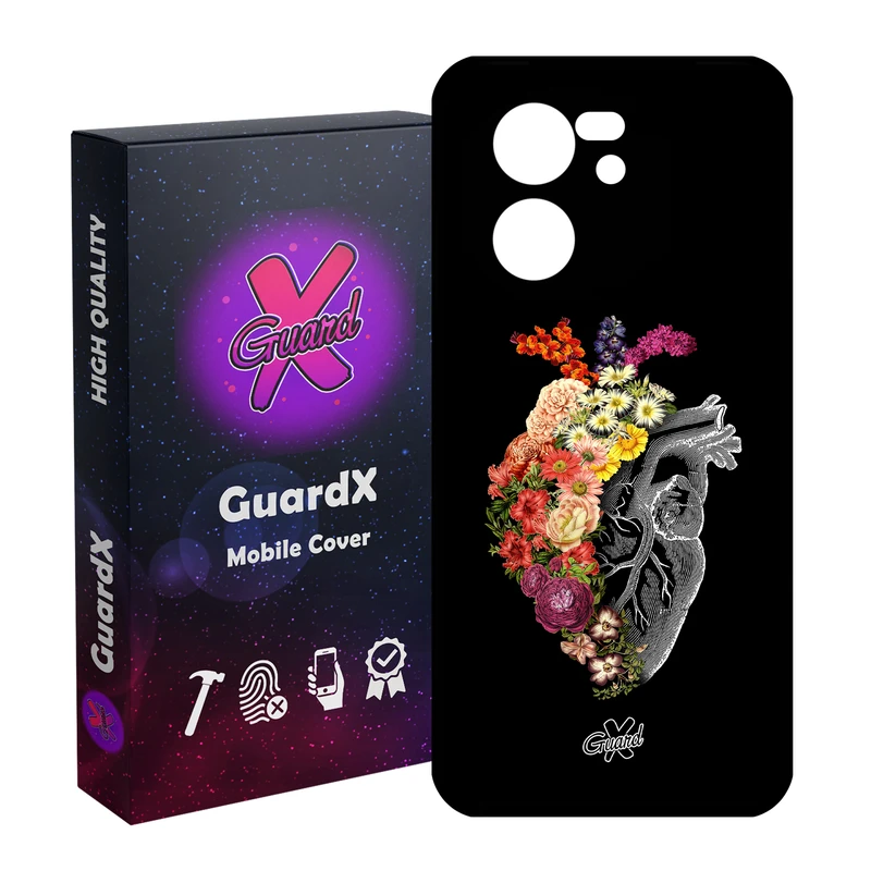 کاور گارد ایکس طرح قلب مدل Glass10216 مناسب برای گوشی موبایل شیائومی 13T/13T Pro/Redmi K60 Ultra