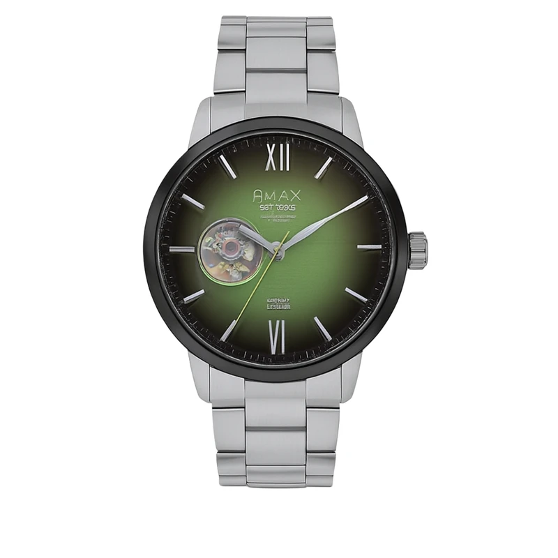 ساعت مچی عقربه‌ای اتوماتیک مردانه اوماکس مدل OAOR001PK6I