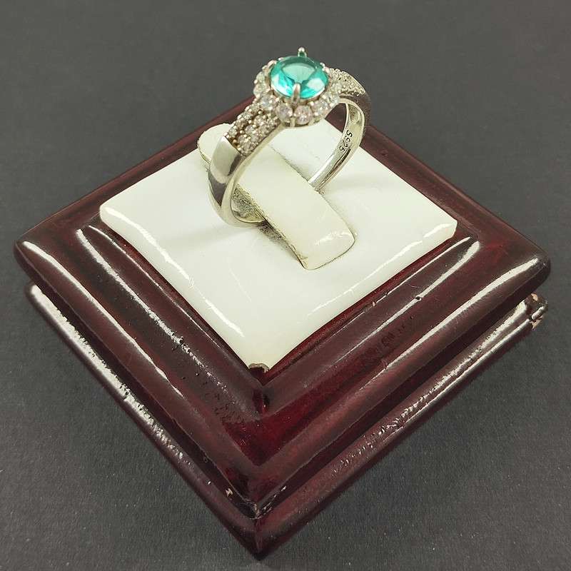 انگشتر نقره زنانه سلین کالا مدل توپاز کد 33