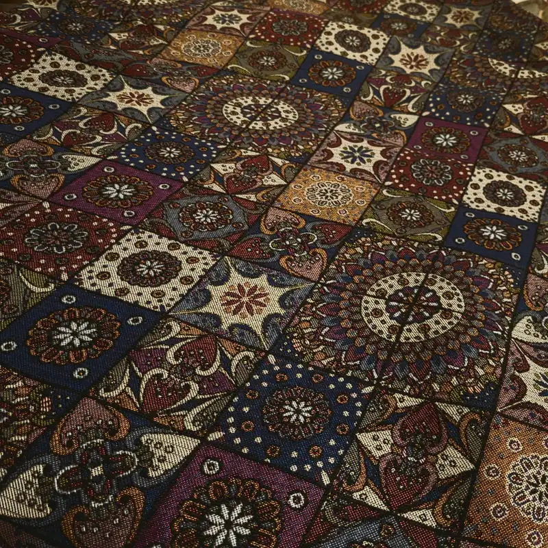 پارچه روفرشی مدل جاجیم کد J-C