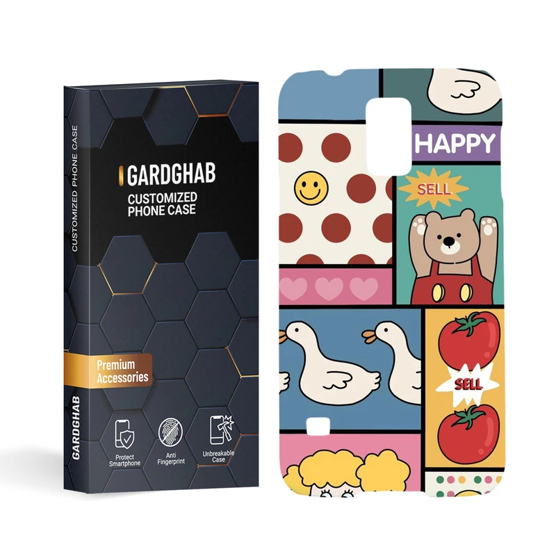    کاور گارد قاب مدل دخترانه مناسب برای گوشی موبایل سامسونگ galaxy s5