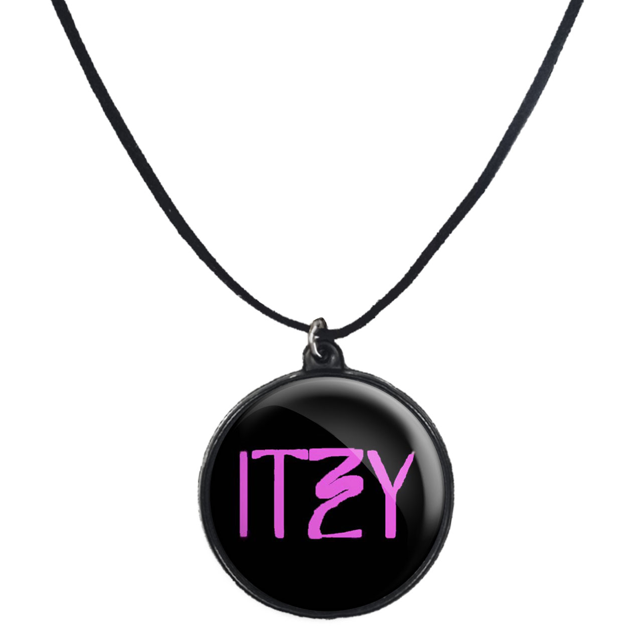 گردنبند پرمانه طرح گروه موسیقی ایتزی کد pmb.13247 مدل دو طرفه