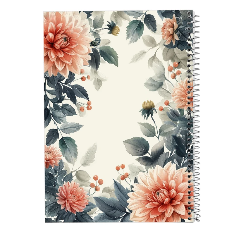 دفتر مشق 50 برگ مدوپد مدل گل کد DF15919