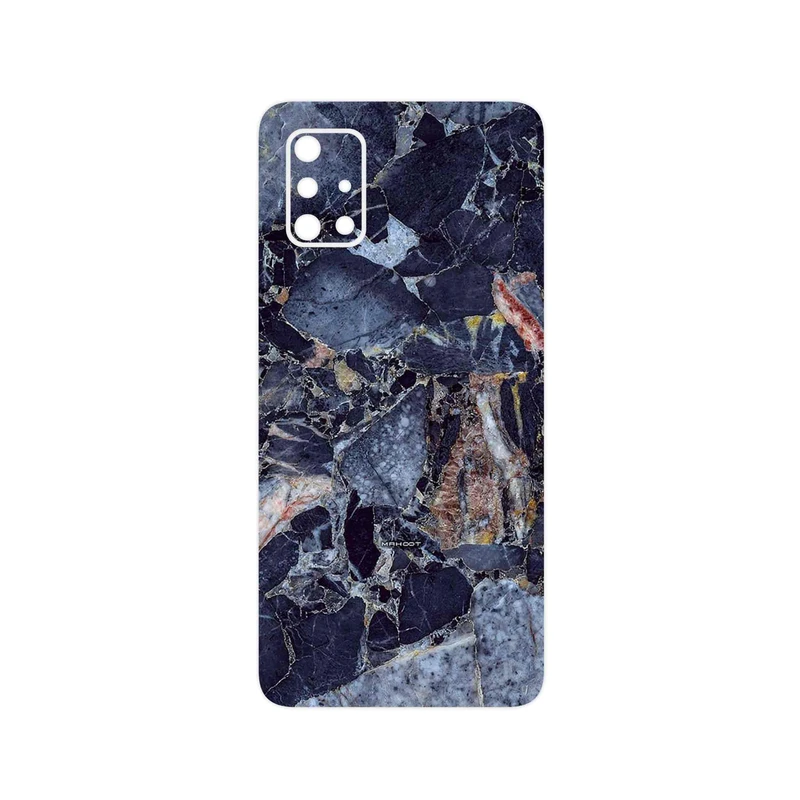 برچسب پوششی ماهوت مدل Broken black marble مناسب برای گوشی موبایل سامسونگ Galaxy A71