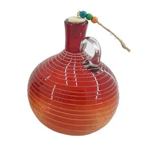 بطری شیشه ای مدل گرد کد HK-117