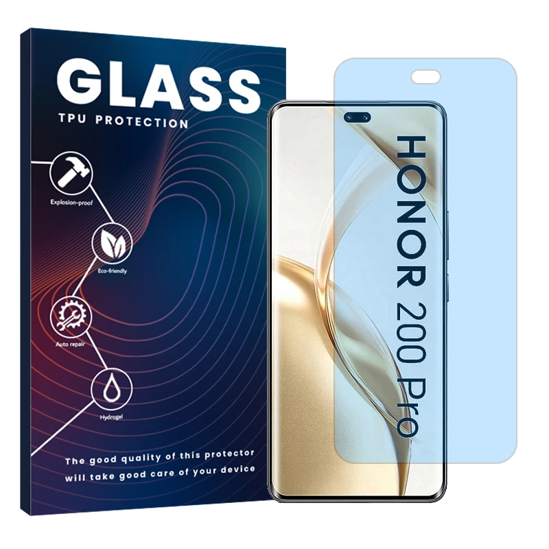 محافظ صفحه نمایش آنتی بلو گلس مدل Resistant مناسب برای گوشی موبایل آنر 200 Pro