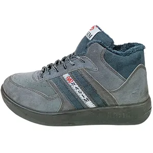 نیم بوت مردانه نسیم مدل امفالوس خزدار کد SVN 482