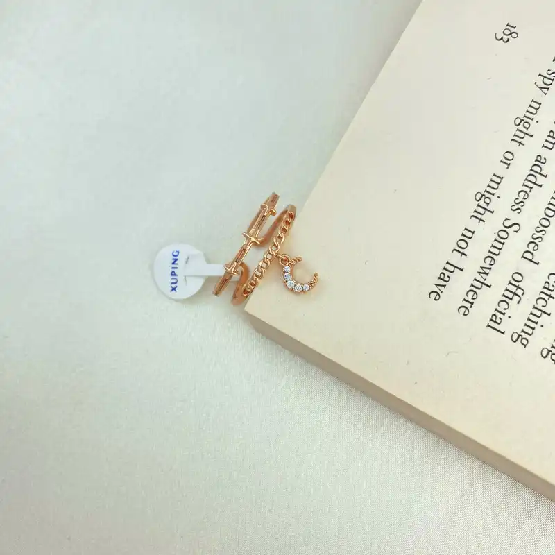 انگشتر زنانه ژوپینگ مدل ماه کد R4215